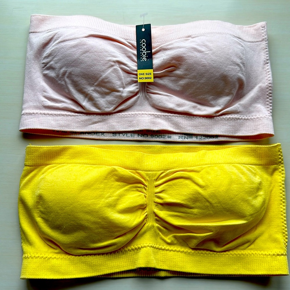 Coobie bandeau bralettes set of 2